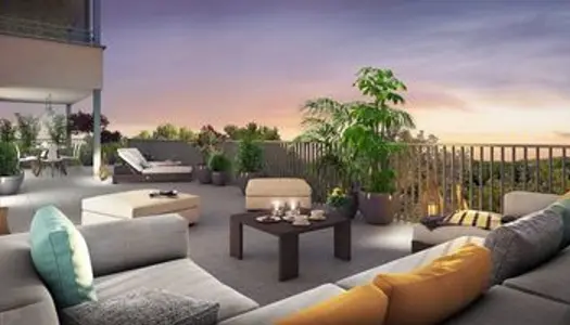 Dpt Seine et Marne (77), à vendre BUSSY SAINT GEORGES appartement T4 de 87,68 m² - Terrasse 49m2