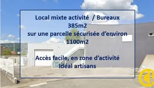 LOCAL D'ACTIVITE AVEC BUREAUX - PRIVAS -