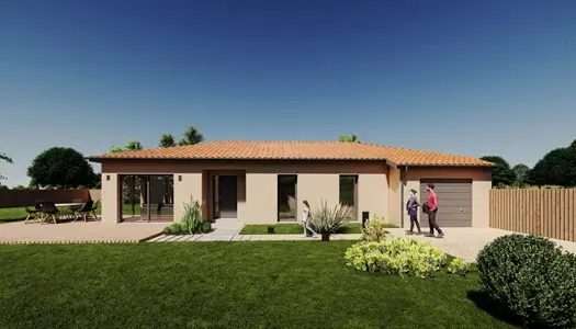 Terrain + maison plain-pied 95 m² Montluel 