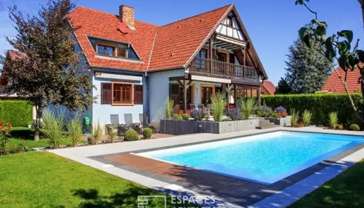 Maison familiale avec jardin et piscine