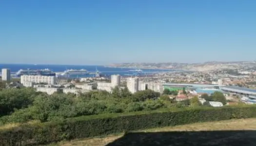 Colocation meublée Marseille 13015 1 Ch.Cuisine salle de b.Résidence fermée VUE /Mer