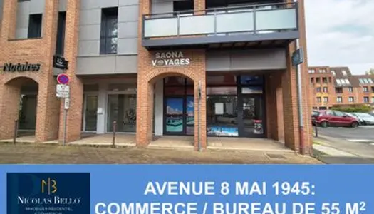 Villeneuve d'Ascq - Cousinerie : Local commercial / Bureau de 55m²