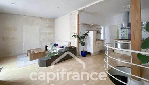 Dpt Gironde (33), à vendre BORDEAUX appartement T3 de 71 m² dans une échoppe 