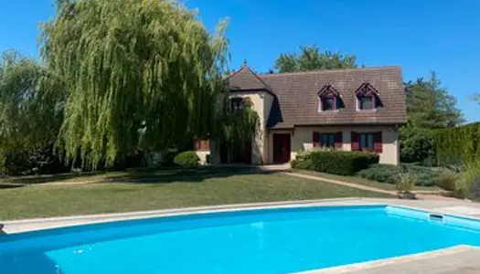 Propriété avec piscine sur terrain clos de 2169 m2 à saint apollinaire