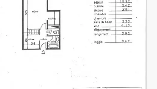 Appartement 6 pièces 56 m² 