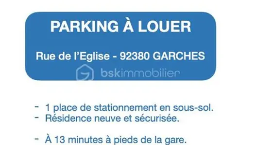 Parking - Garage Location Garches   120€