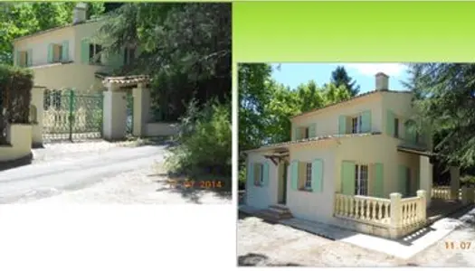 Maison Magnifique Eguilles (13) à 8 km d'Aix, 120m2, avec Piscine, fontaines et terrain 4350m2, 