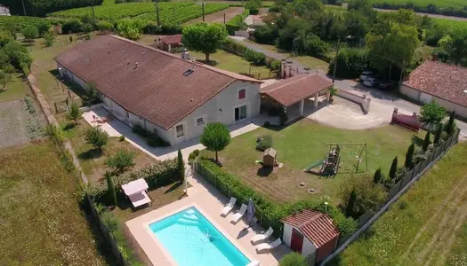 Dpt Charente (16), à vendre COGNAC SUD maison P9 sur terrain de 4 164 m² 