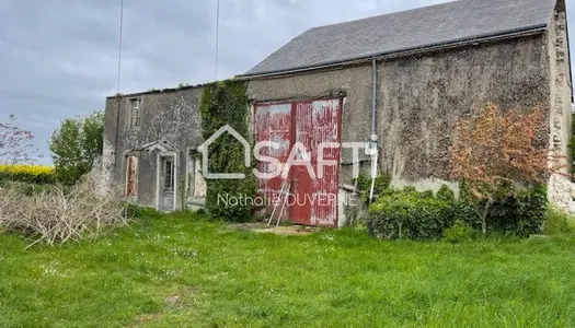 Maison et grange à restaurer entièrement sur un terrain de 4376 m2