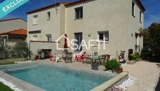 Superbe Villa 3 Faces, T3-T4, piscine 6x3m, Garage 