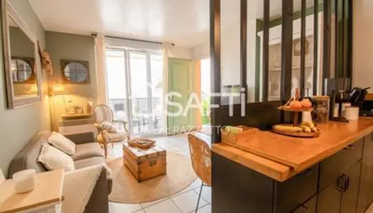 Bel appartement T2 de 38m2 avec petite terrasse et piscine collective 