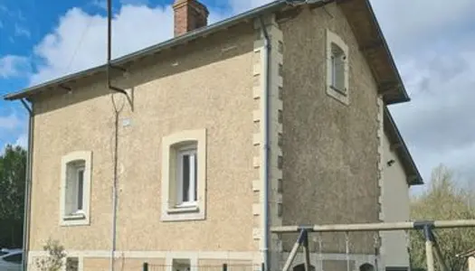 Maison garde barrière type 3-4, Terrasse et jardin