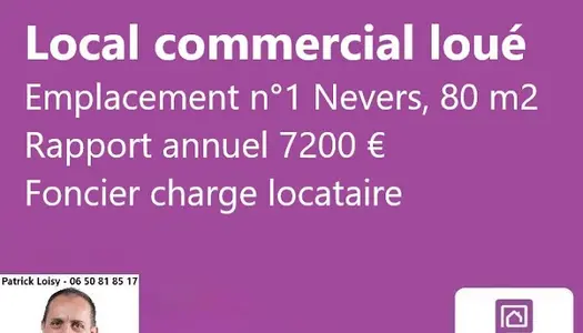 Immobilier professionnel Vente Nevers  80m² 66000€