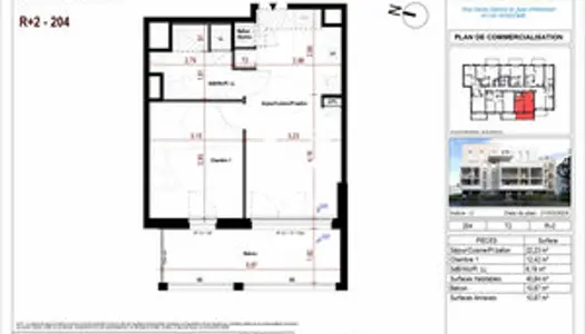 Appartement Neuf Vendôme 2p 41m² 139000€