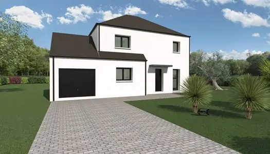FOUGERES - Projet de construction maison 4 chambres + Cellier + Garage