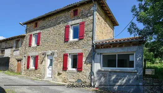 VENTE : Maison en pierres (96 m²) à SAINT PRIEST SOUS AIXE 