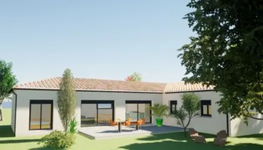 Terrain 850 m² + maison 