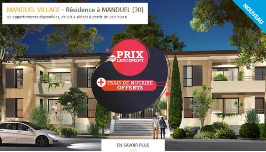 Vente Appartement 47 m² à Manduel 219 500 €