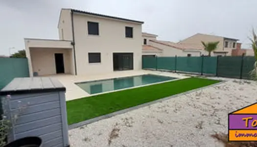 Belle maison neuve T5 avec piscine et garage 