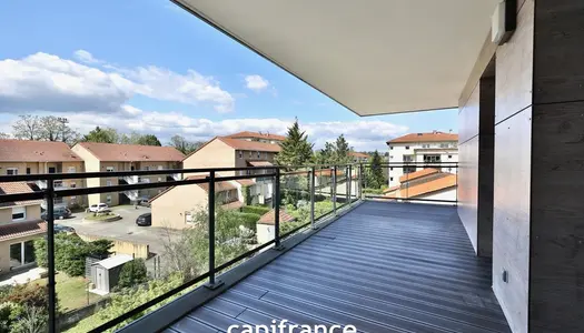 Dpt Rhône (69), à vendre TASSIN LA DEMI LUNE appartement T2 de 46,6 m² avec terrasse de 17m² et 
