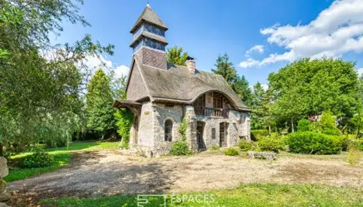 Ancienne chapelle réhabilitée au jardin remarquable 