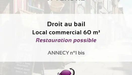 DAB local commercial 60m² à Annecy centre