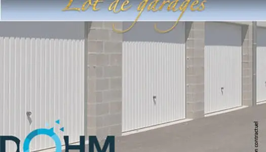 Vente lot de 15 garages à Fraisses 