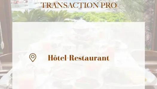 A vendre hôtel restaurant emplacement N°1 au Gard