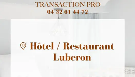 PRO VENTE HOTEL RESTAURANT 3* VILLAGE LUBERON ... 