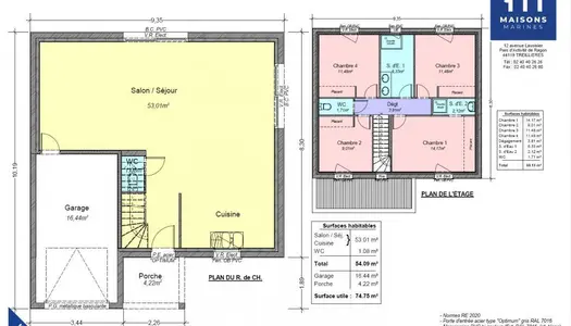 Maison 5 pièces 115 m² 